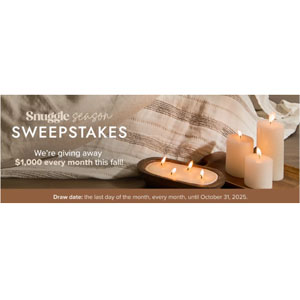 Free Snuggle Season Cash Prize